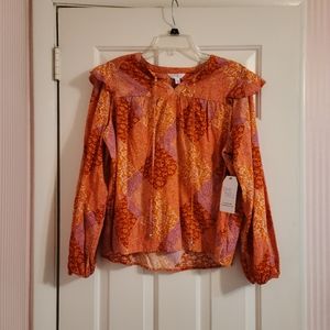 Time and Tru blouse L